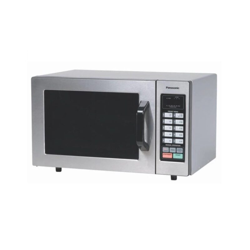 Horno Microondas de uso Comercial 1054 Panasonic Microondas de acero inoxidable con panel digital.
